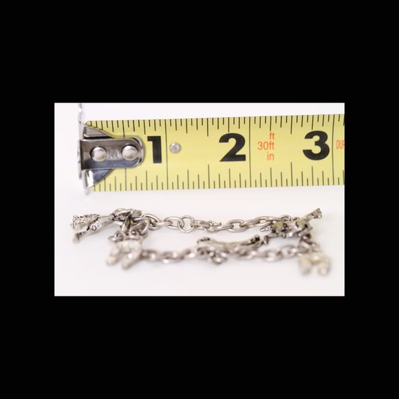 Three Horses and Two Sparkly Lucky Horseshoes Charms Bracelet - Picture 6 of 6